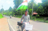 Bihar man with a mission on wheels reaches DK